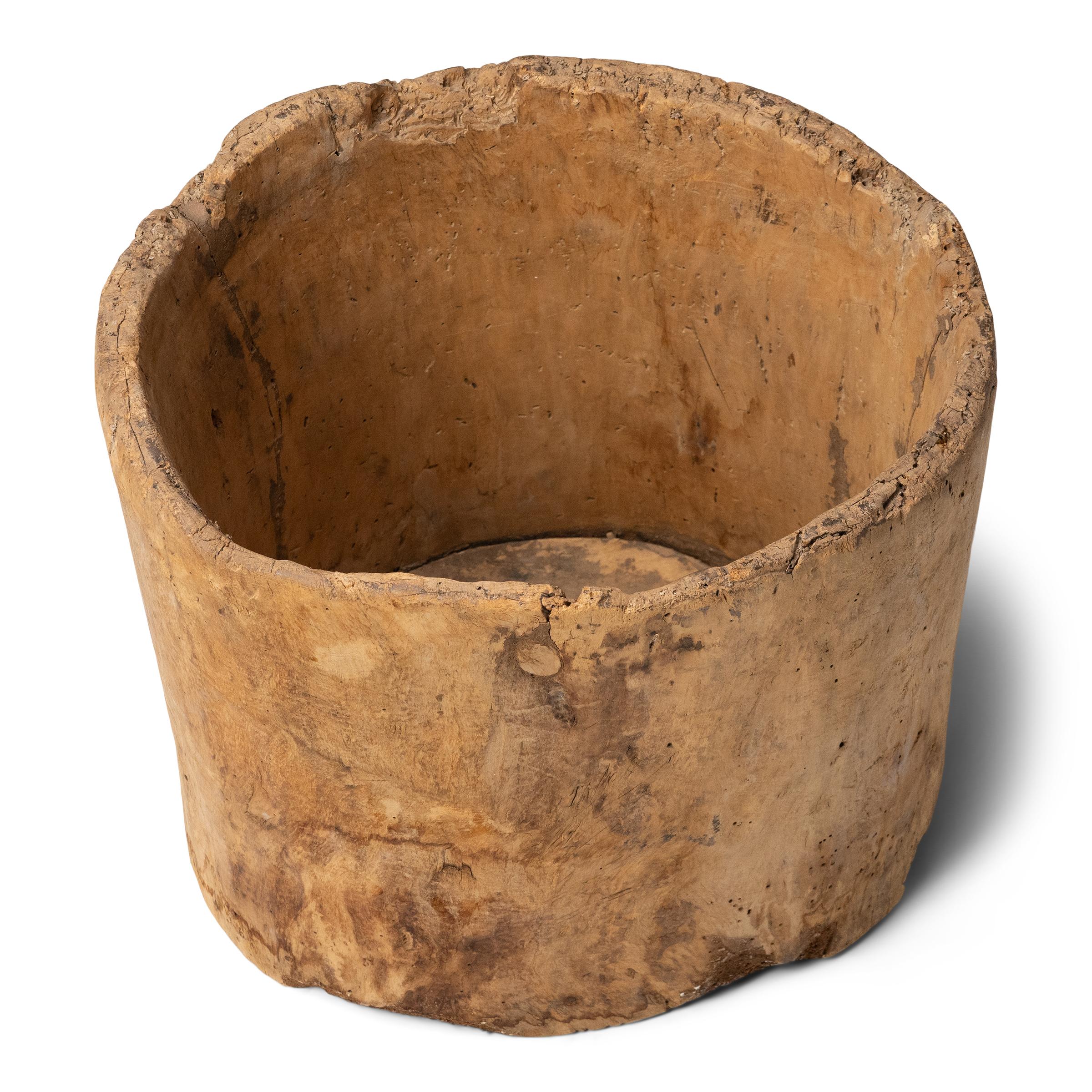 Primitive Chinese Courtyard Grain Container, c. 1900 For Sale