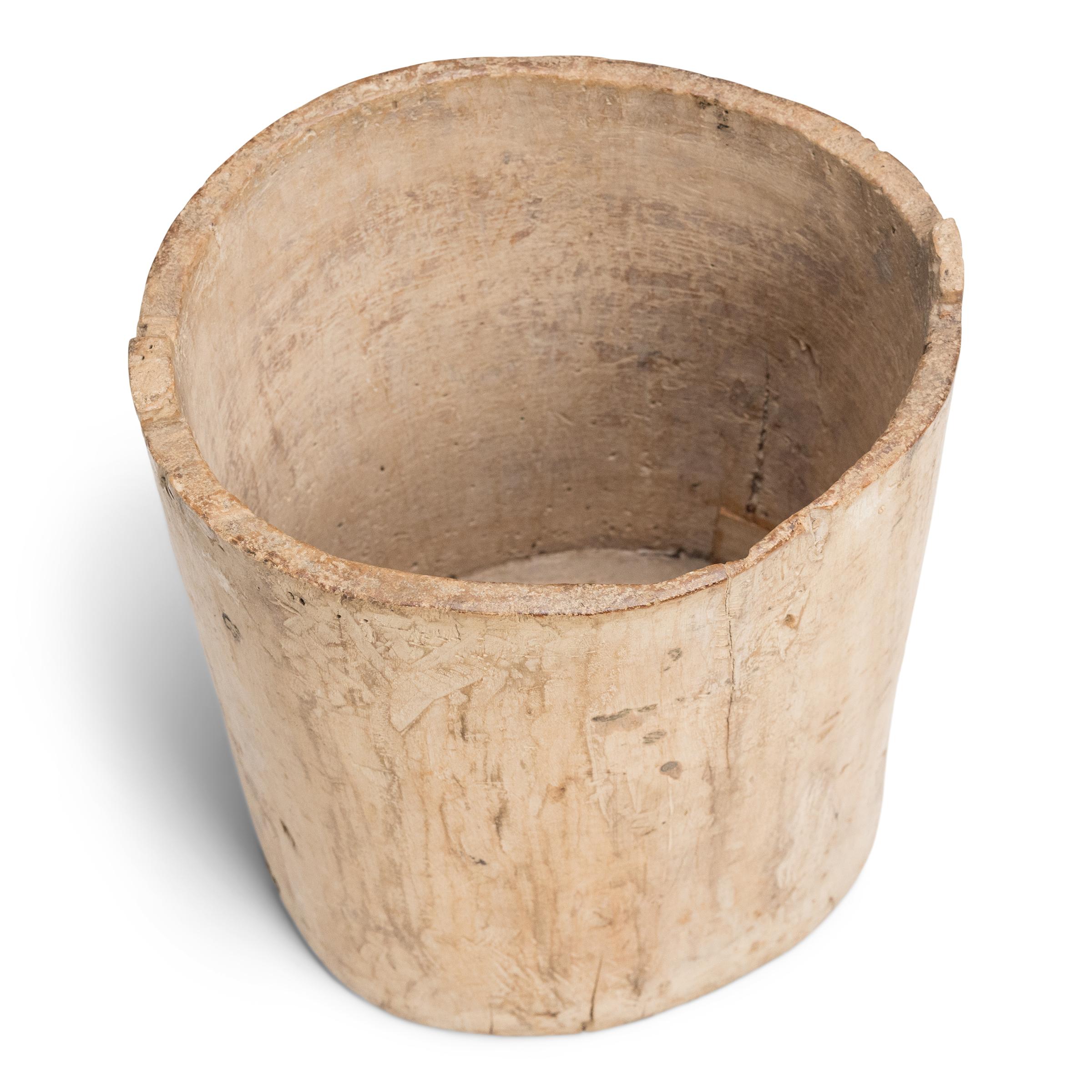 Organic Modern Chinese Courtyard Grain Container, c. 1900 For Sale