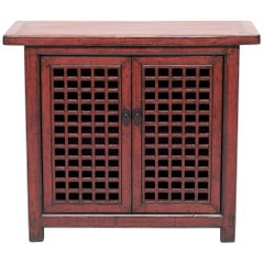 Chinese Courtyard Lattice Chest