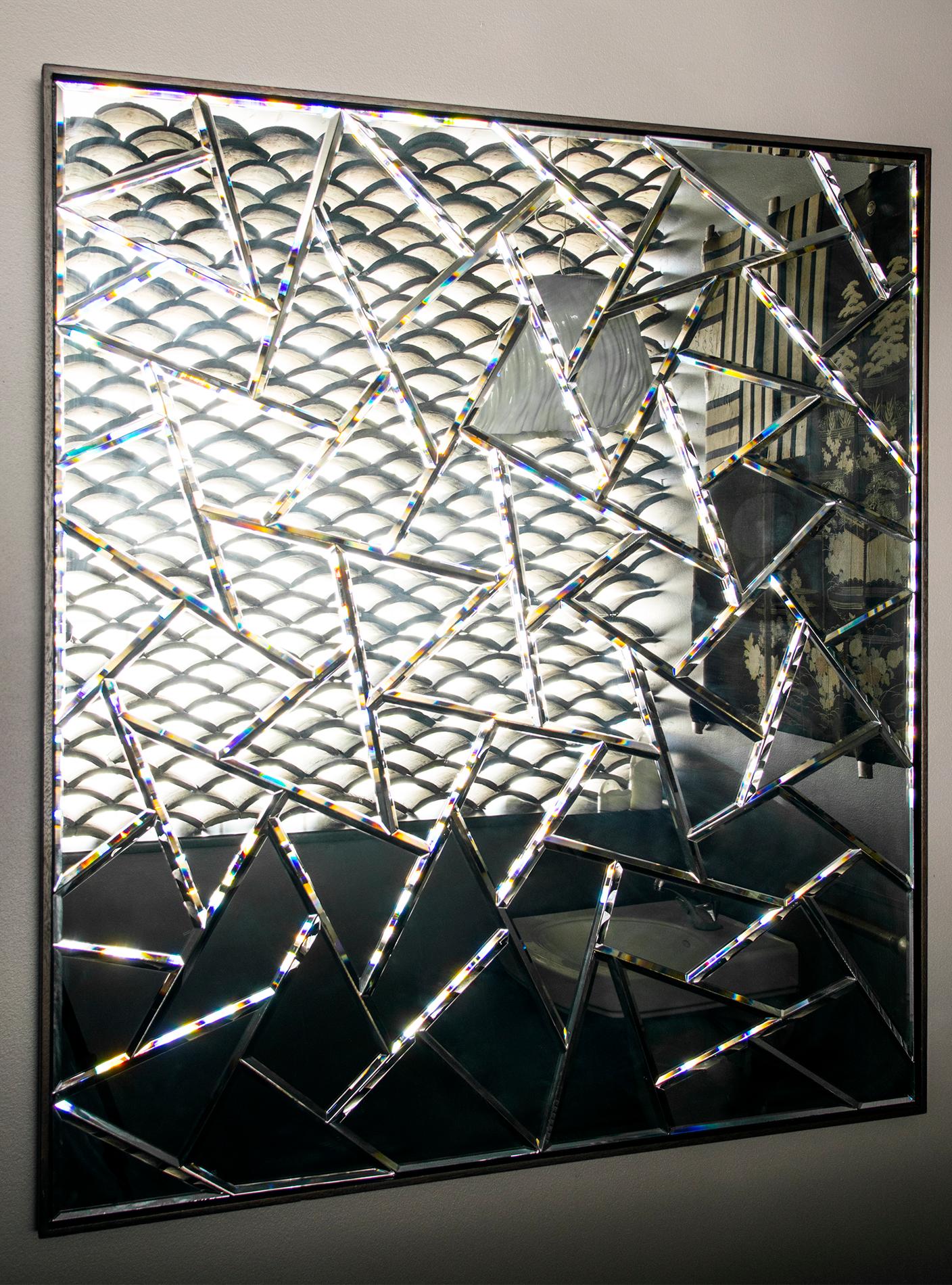cracked mirror design