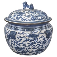 Chinese Cracked Porcelain Ginger Pot
