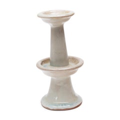 Chinese Crackle Celadon Candle Stand, c. 1900