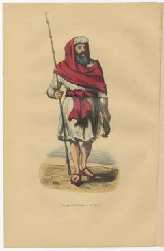 Chinese Cultural Figures in 1844 Wahlen Lithographs of Dress and Traditions