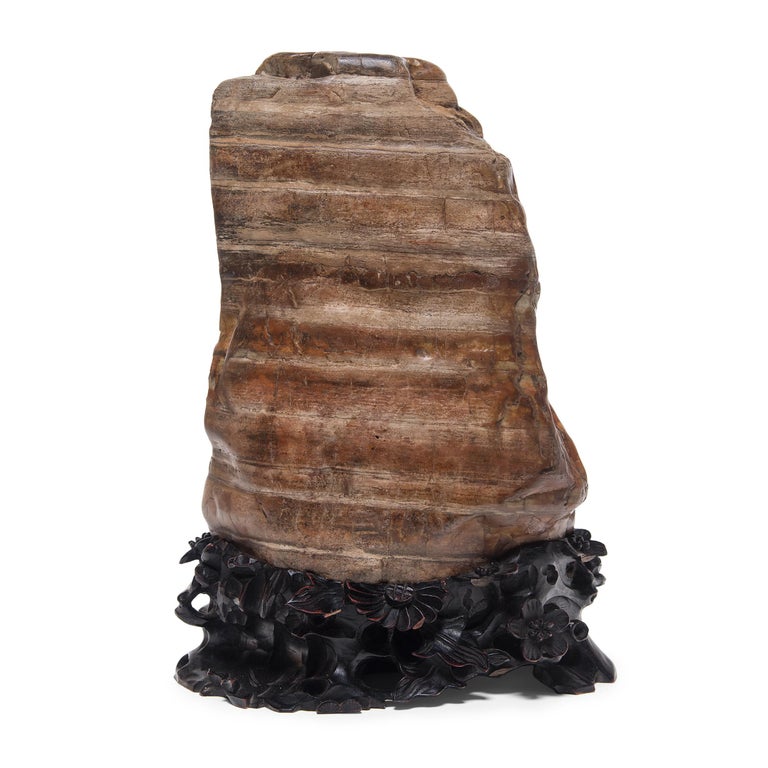 Chinese Dahua Meditation Stone Sculpture at 1stDibs