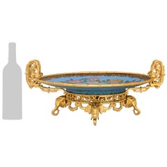 Chinese Daoguang Period Cloisonné & French Ormolu mounted centerpiece