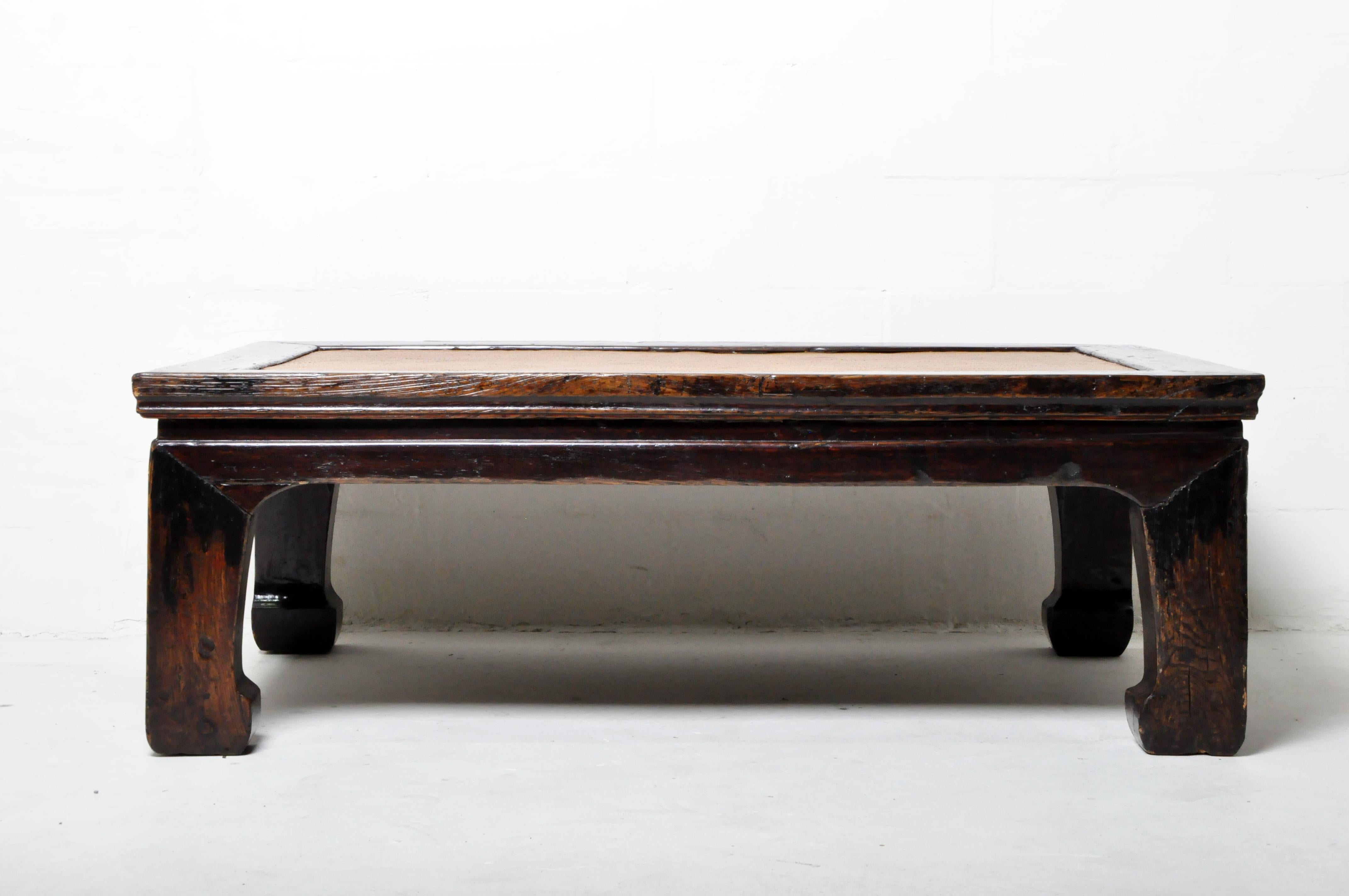 Cane Chinese Daybed Coffee Table
