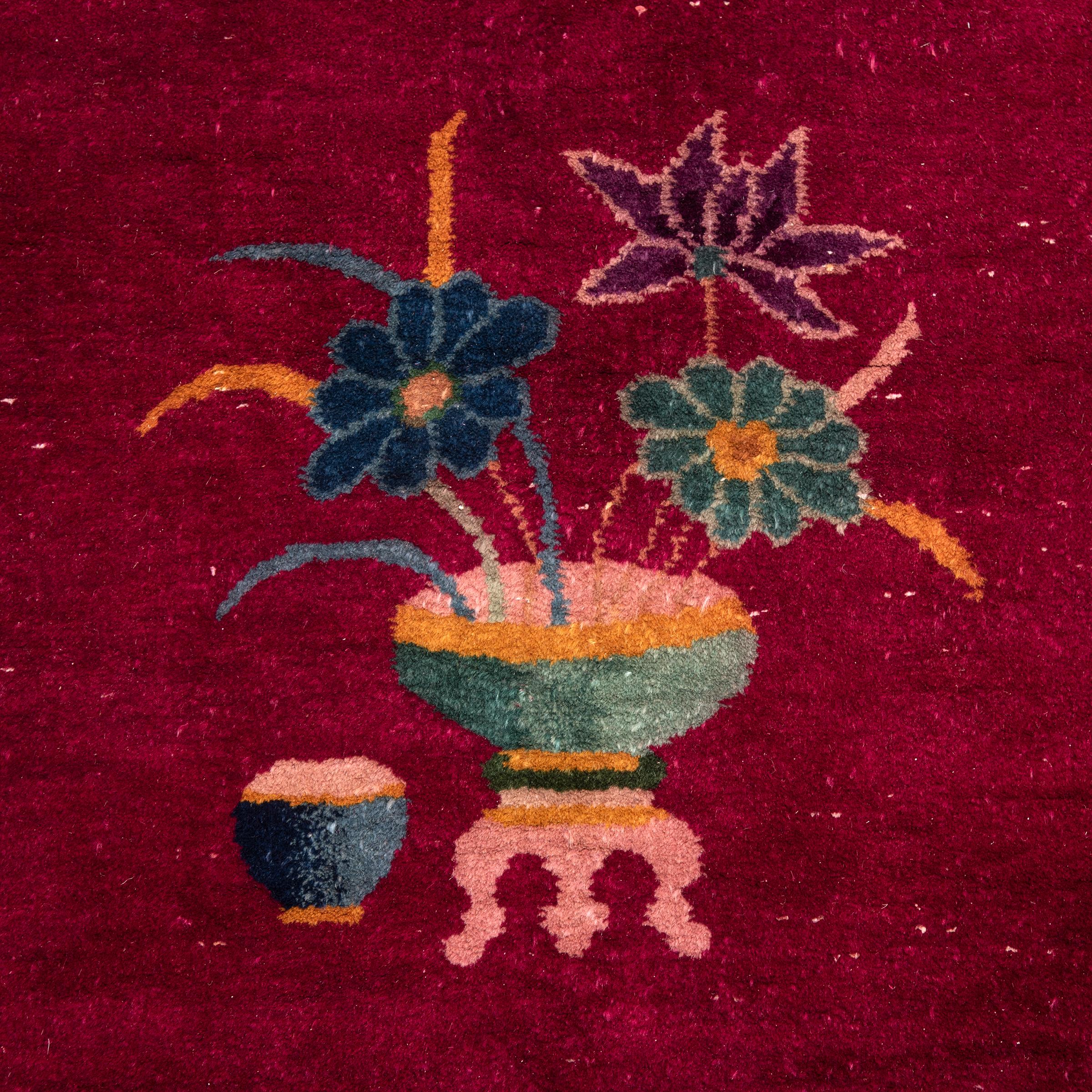 Dyed Chinese Deco Carpet