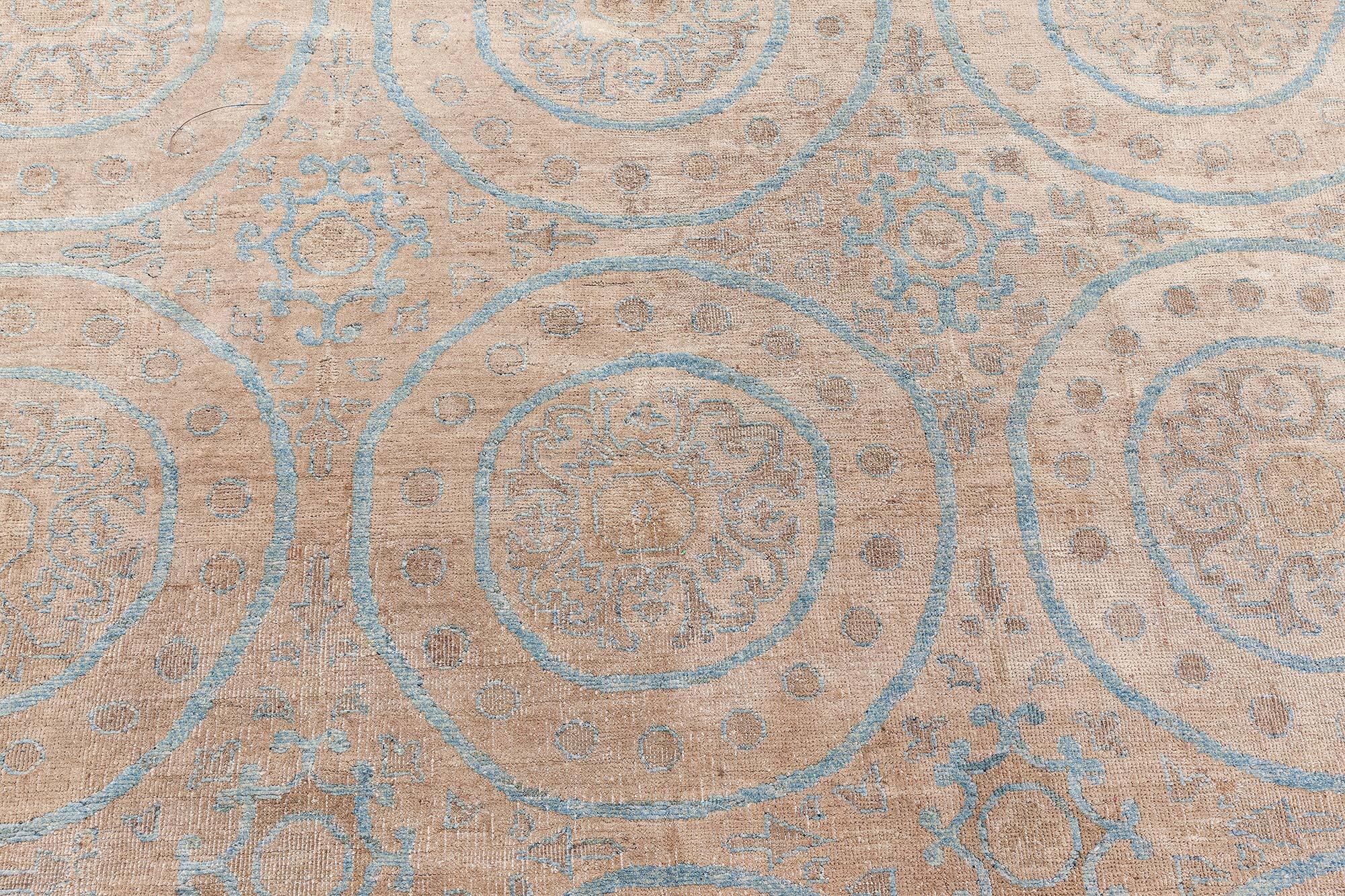 Tapis déco chinois Doris Leslie Blau (taille ajustée) Bon état - En vente à New York, NY