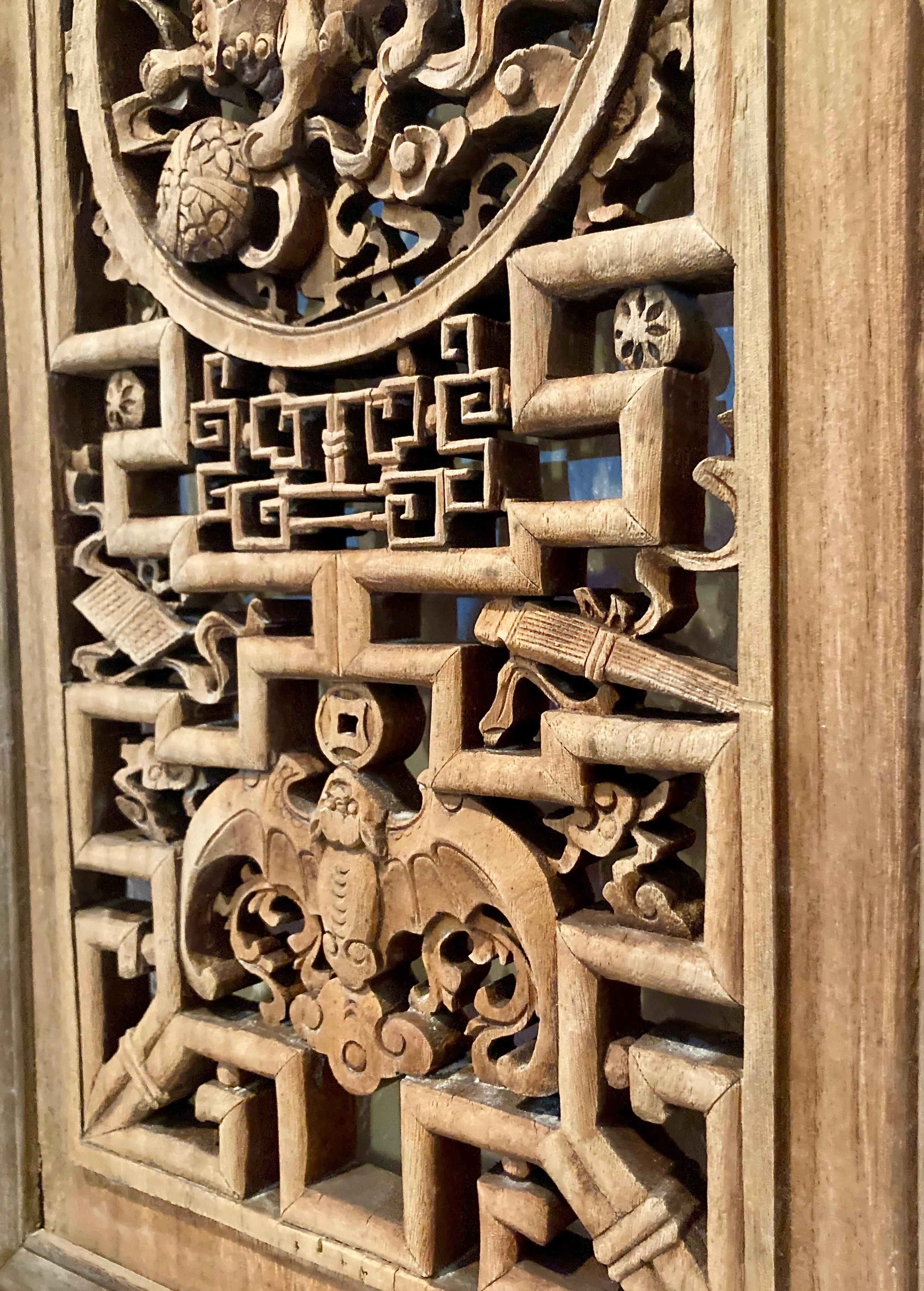 chinese wood panel
