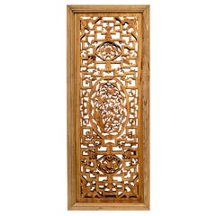 Chinese Decorative Carved Wood Panel
