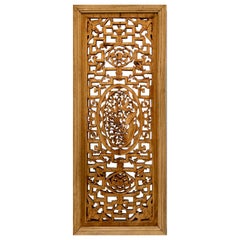 Chinese Decorative Carved Wood Panel