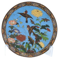 Assiette murale décorative chinoise du printemps