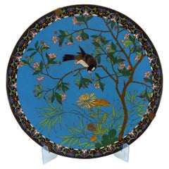 Chinese Decorative Wall Plate with Flowers