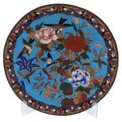Chinese Decorative Wall Plate with Peonies