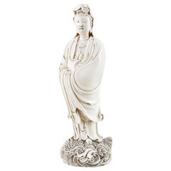 Chinese Dehua Blanc de Chine Porcelain Guanyin