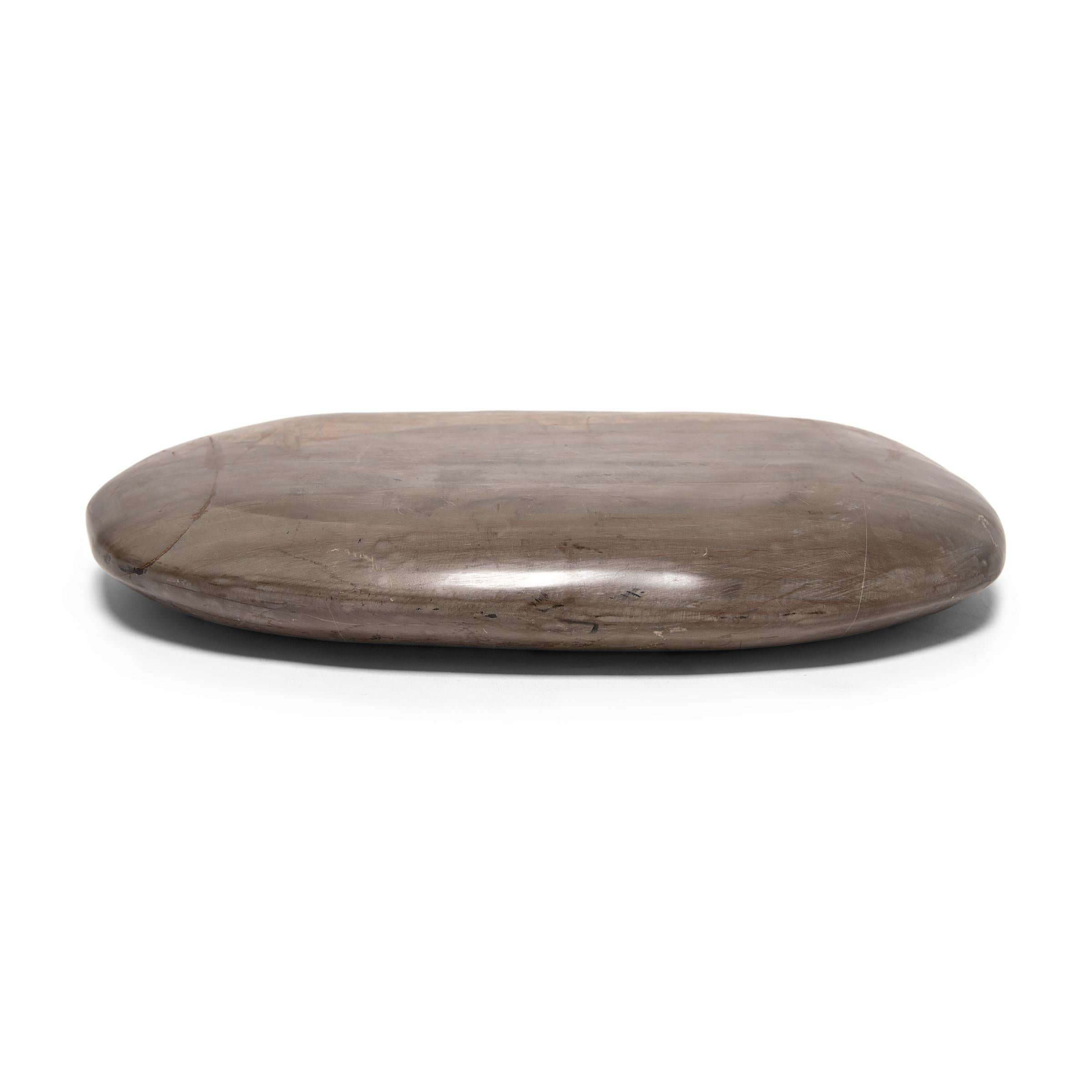 Chinese Desert Meditation Stone In Good Condition In Chicago, IL
