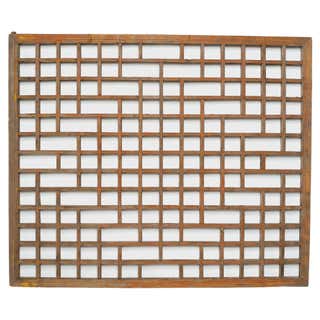 Asian Window Panels with Geometric Design For Sale at 1stDibs | chinese ...