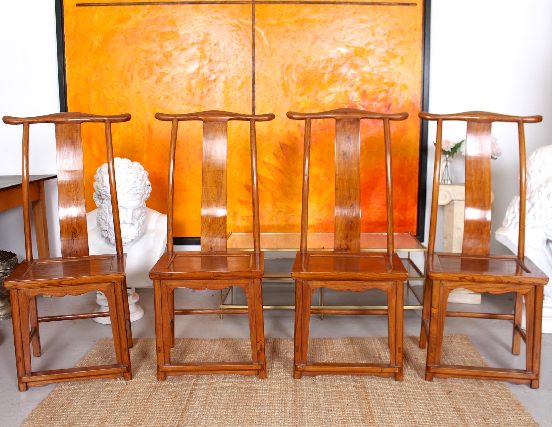 Chinese Dining Table and 8 Chairs Hardwood Oriental For Sale 5
