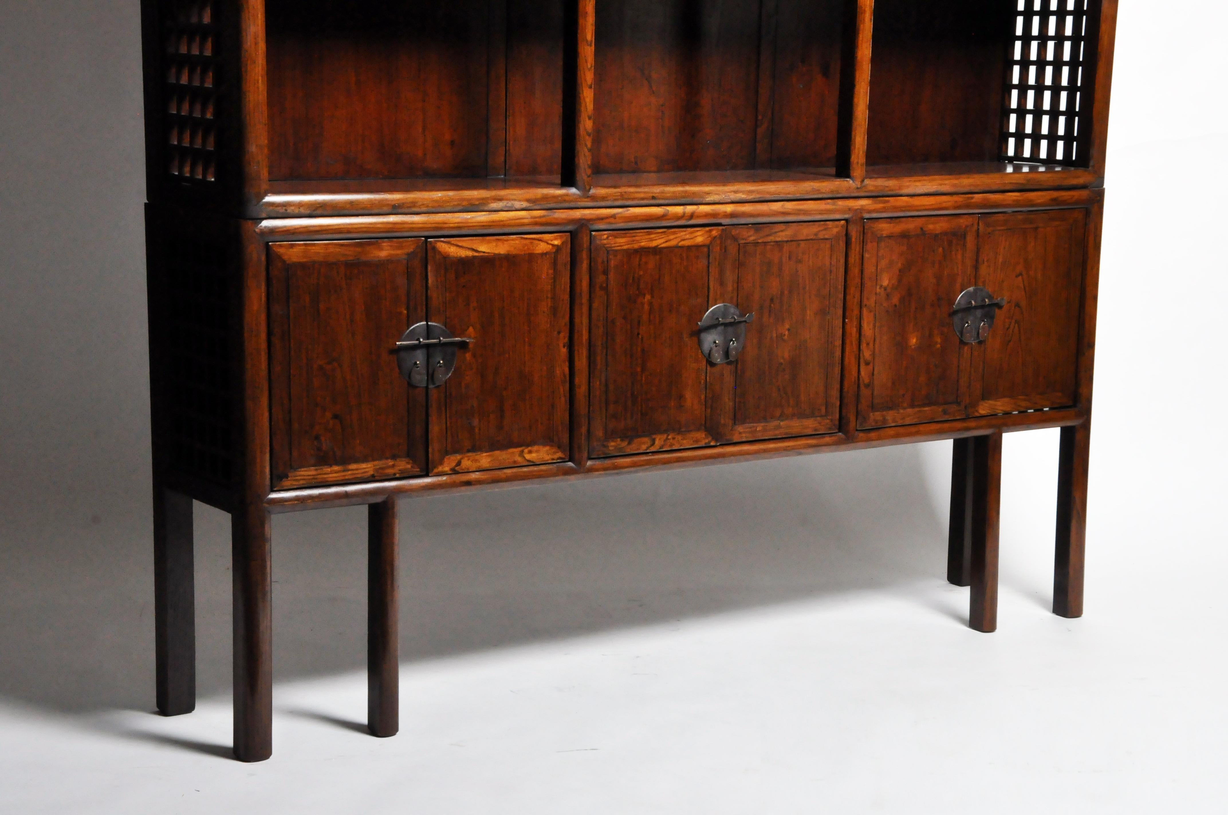 Chinese Display Cabinet with Three Pairs of Doors 15