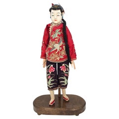 Antique Chinese Doll, 19th century, handmade, from a famous collection in the U.K.