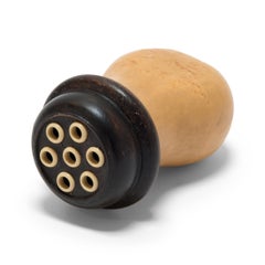 Chinese Double Gourd Cricket Cage with Shan Shui, c. 1900