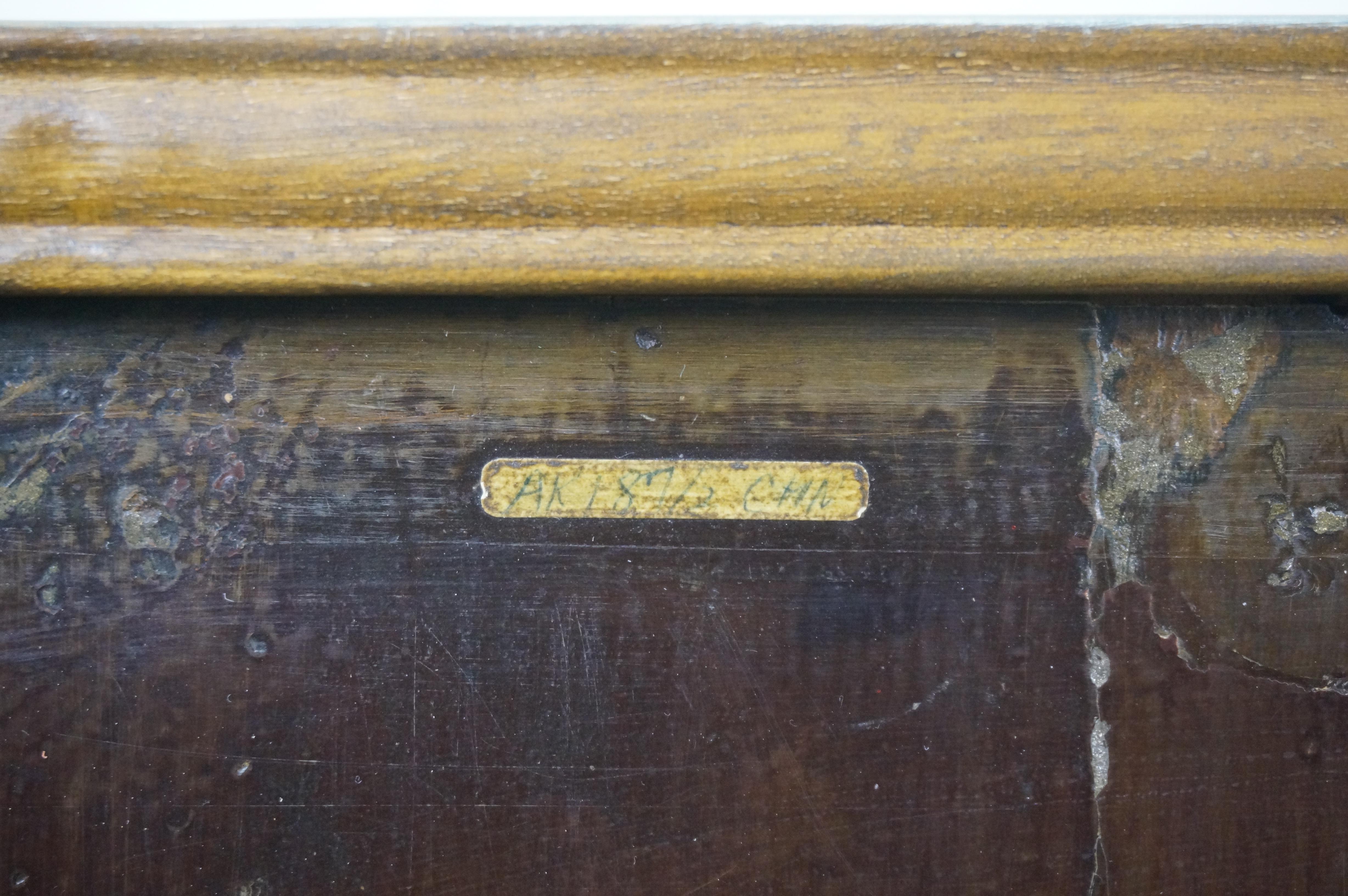Panneaux de calligraphie pour troupe d'opéra chinois sculptés sur deux faces 45