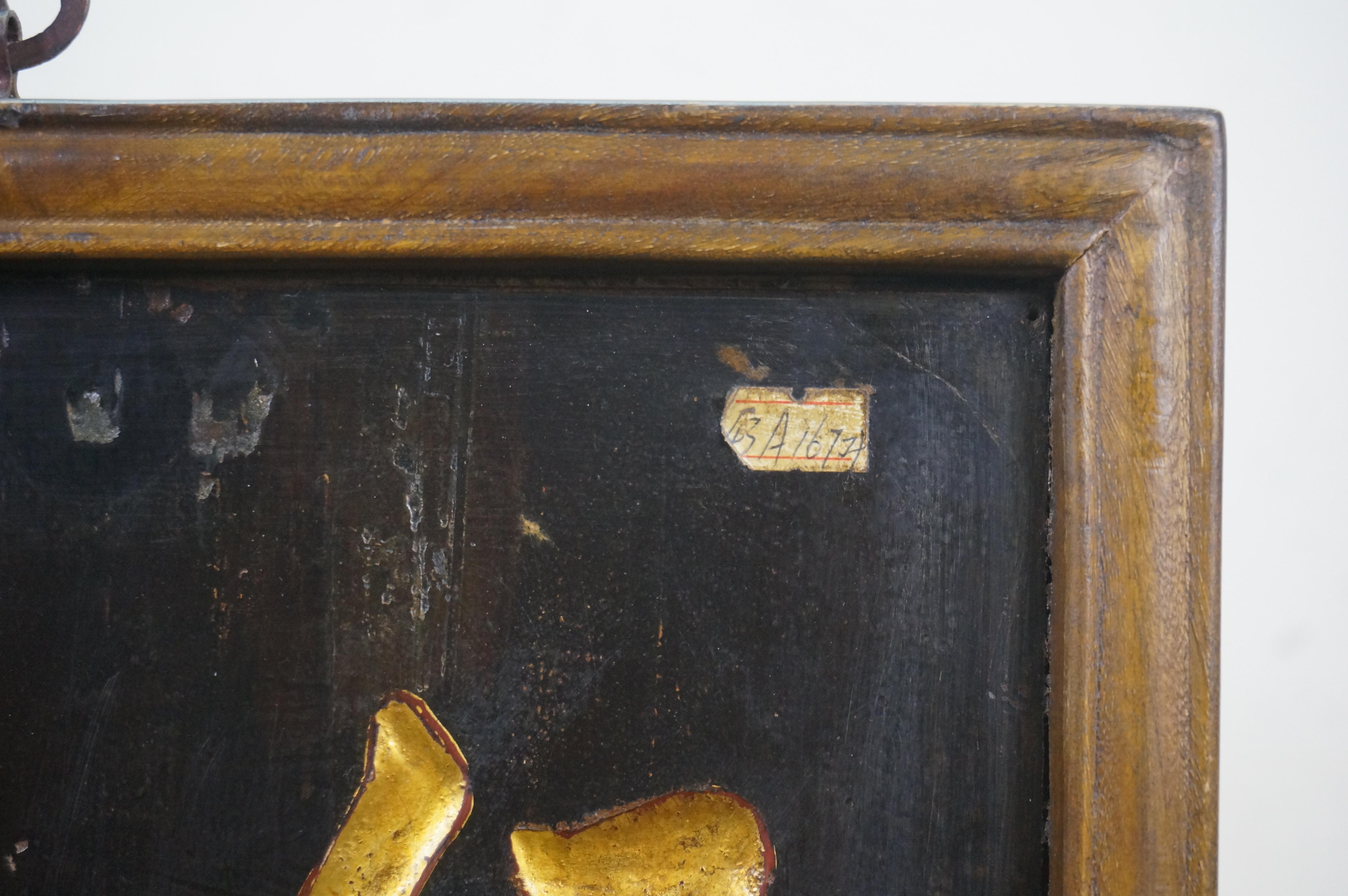 Panneaux de calligraphie pour troupe d'opéra chinois sculptés sur deux faces 45