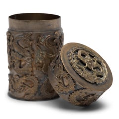 Chinese Dragon & Phoenix Opium Box