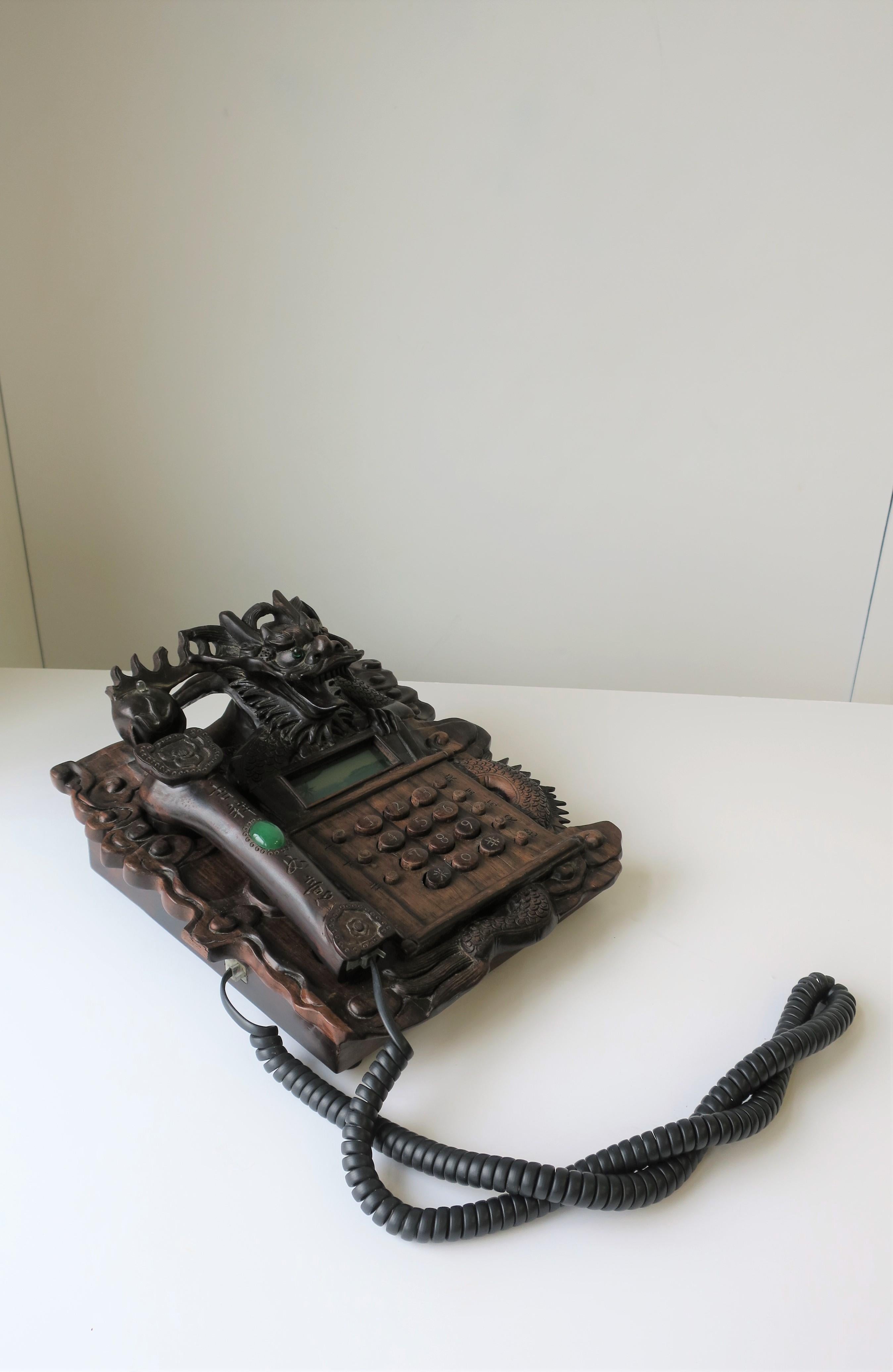 Chinesisches Drachen-Telefon, ca. 1980er Jahre im Angebot 3