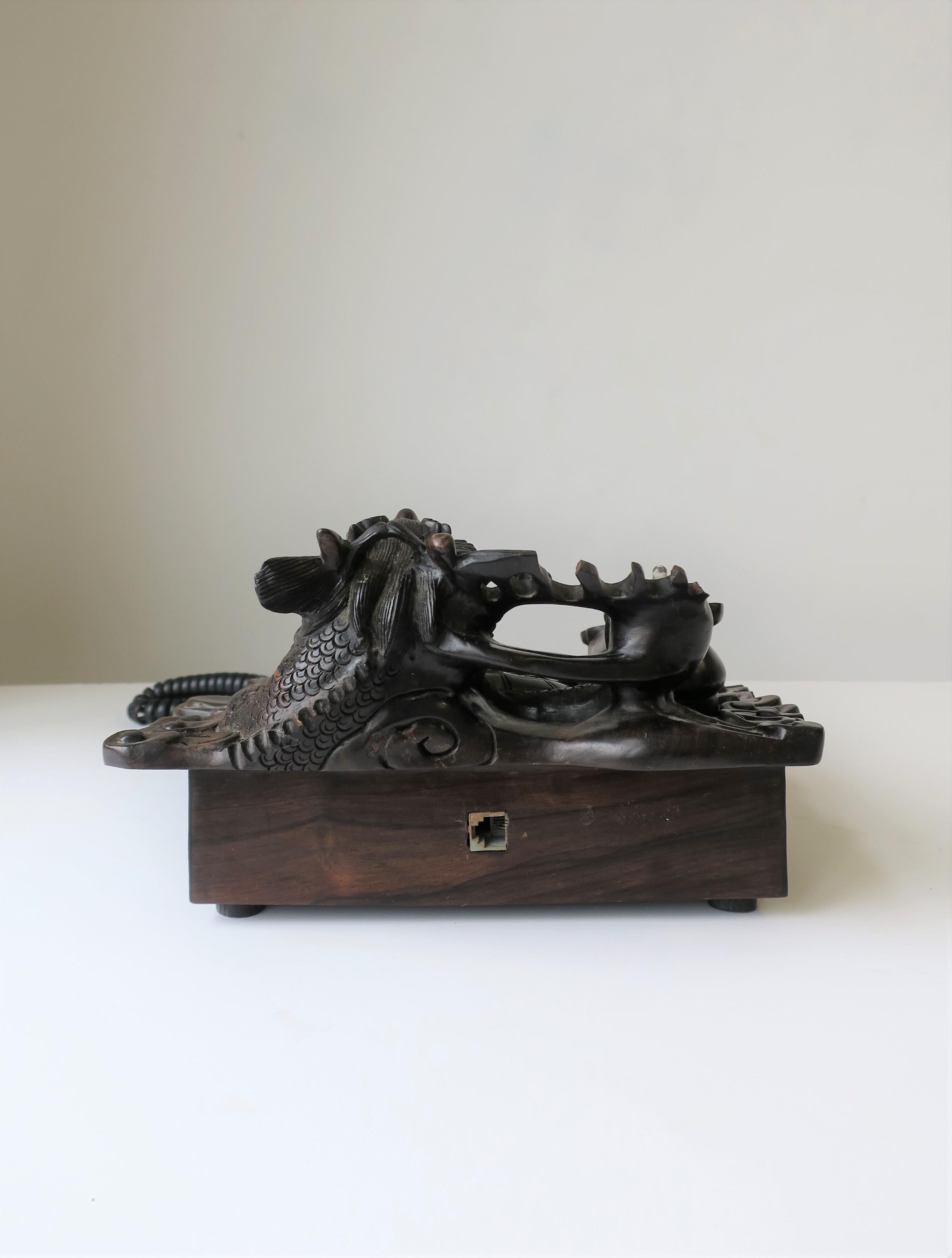 Chinese Dragon Telephone, circa 1980s For Sale 4