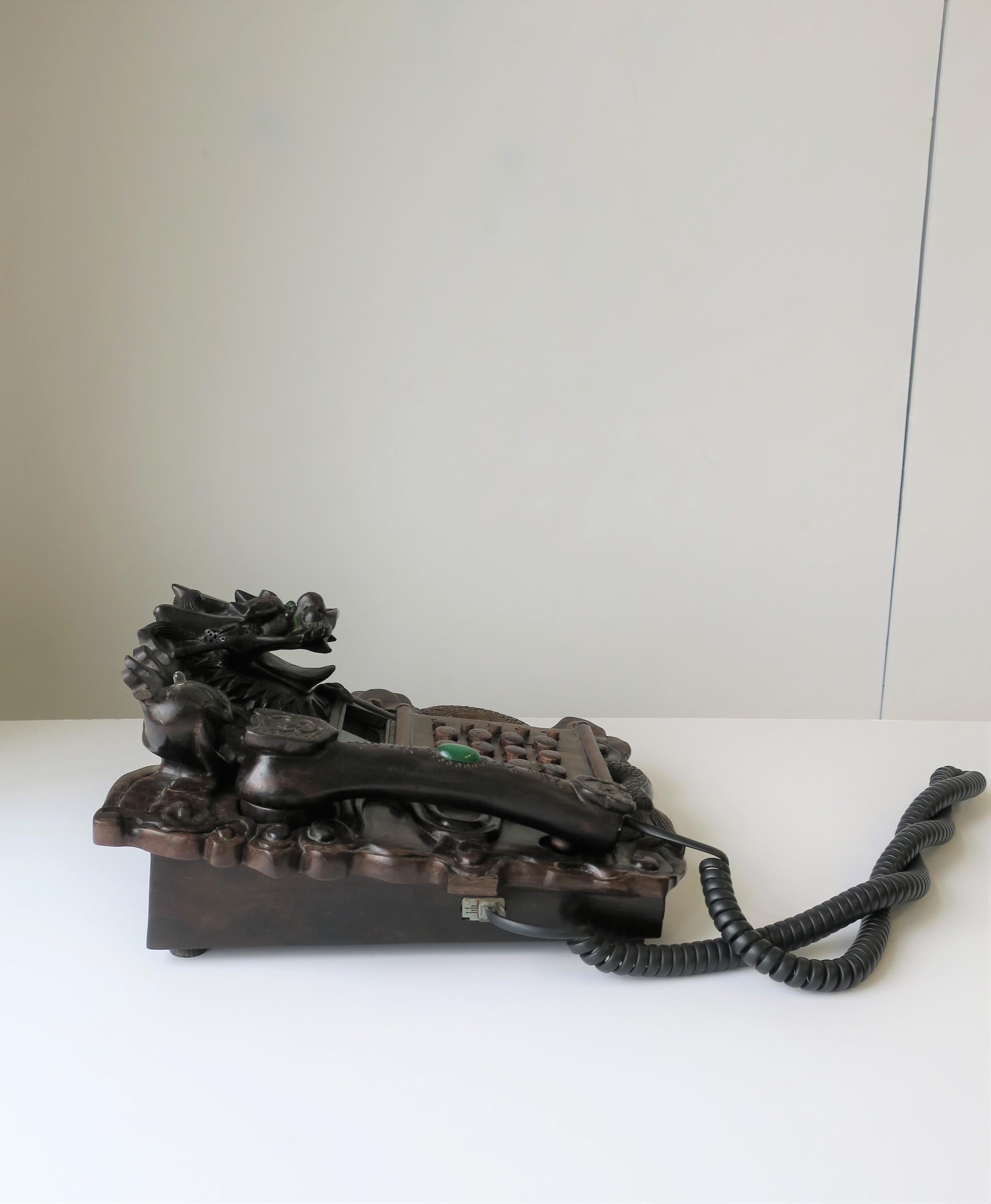 20th Century Chinese Dragon Telephone, circa 1980s For Sale