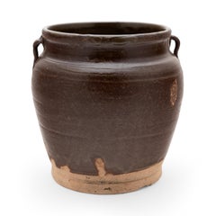 Chinese Drip Glaze Kitchen Jar, c. 1900