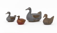 Chinese Duck Form Covered Boxes, 4
