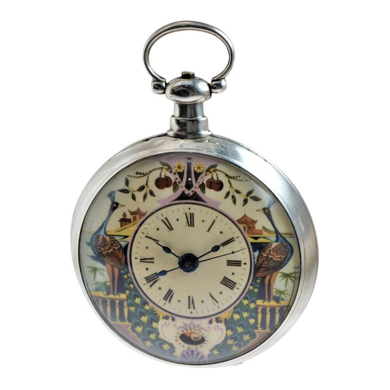 cd peacock pocket watch