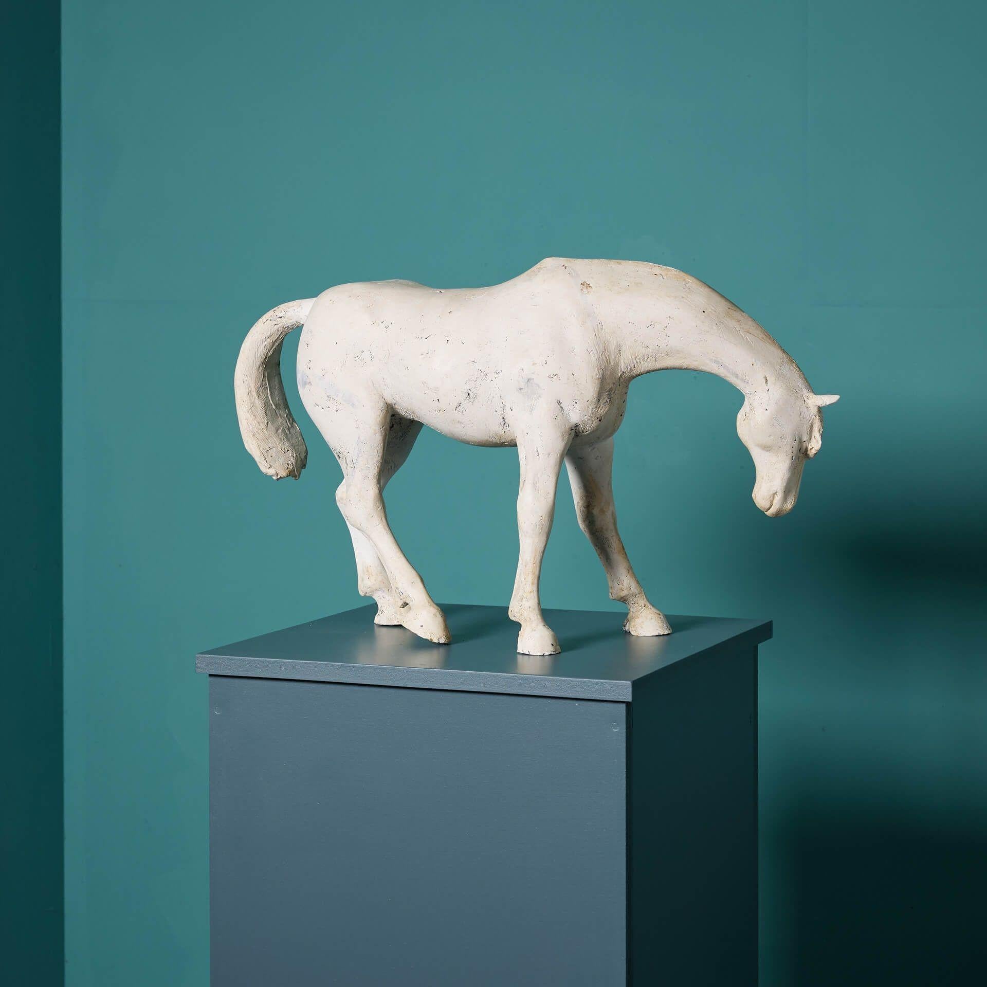 20th Century Chinese Dynamic Style Horse Maquette by John W. Mills (1933-2023) For Sale