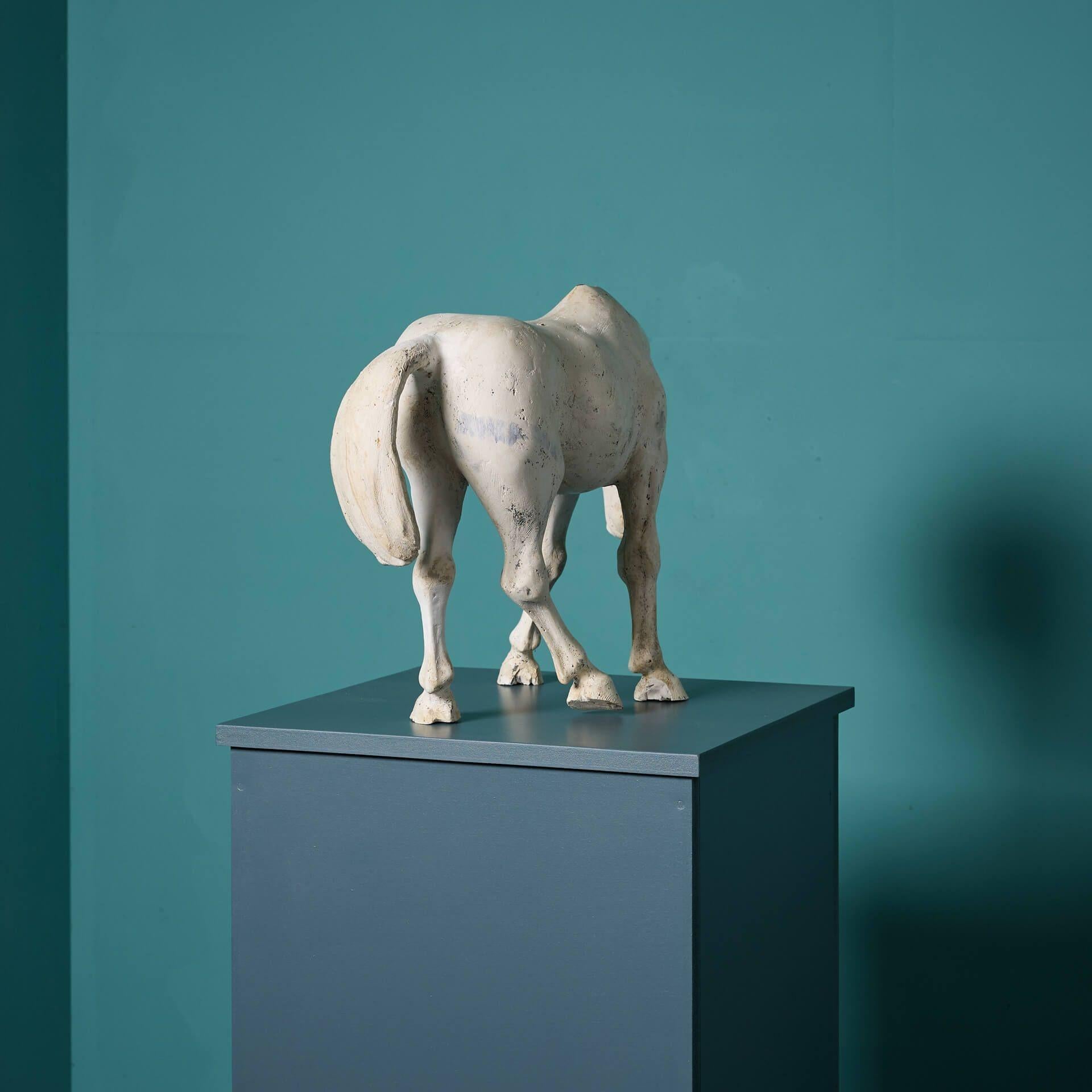 Plaster Chinese Dynamic Style Horse Maquette by John W. Mills (1933-2023) For Sale