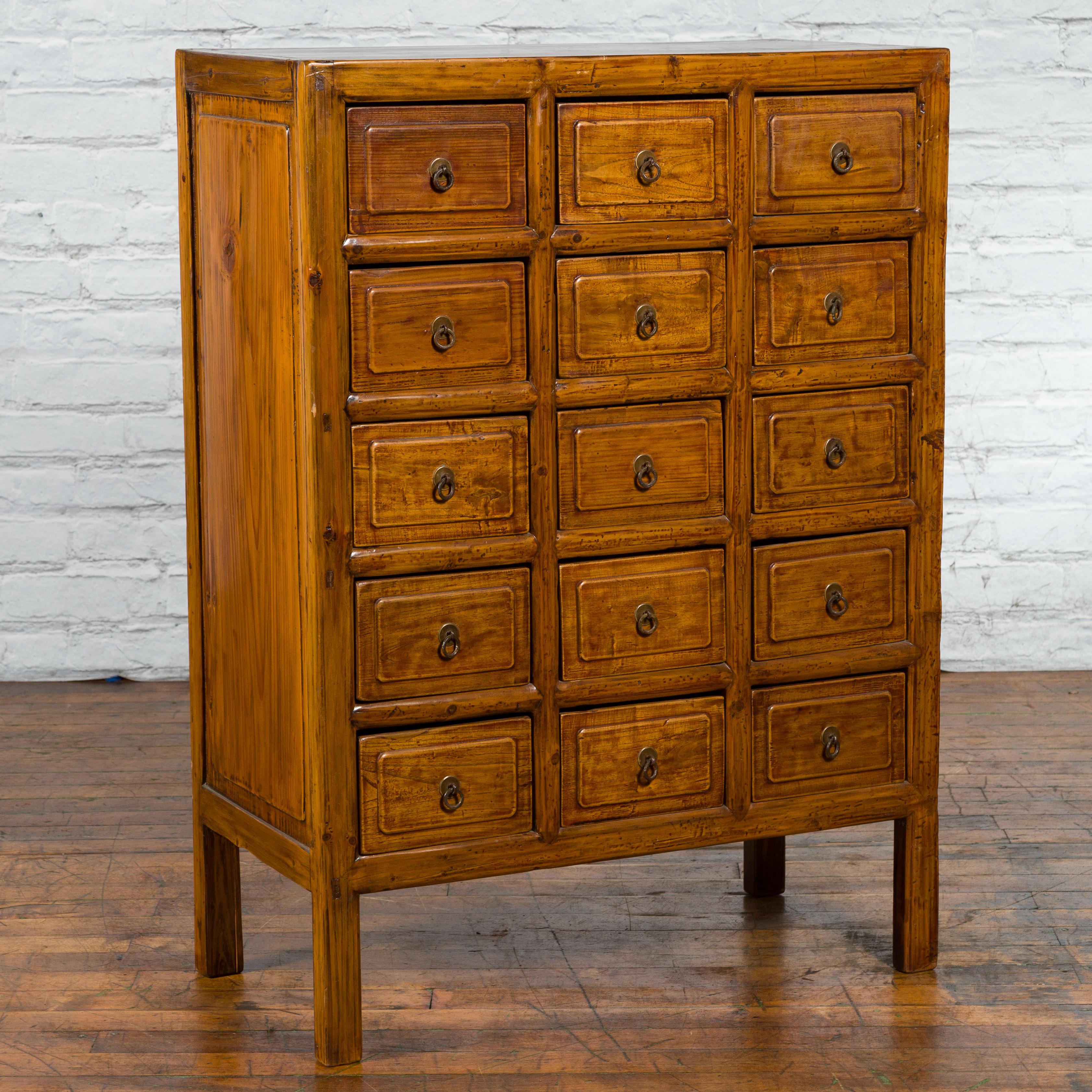 apothecary cabinet with drawers