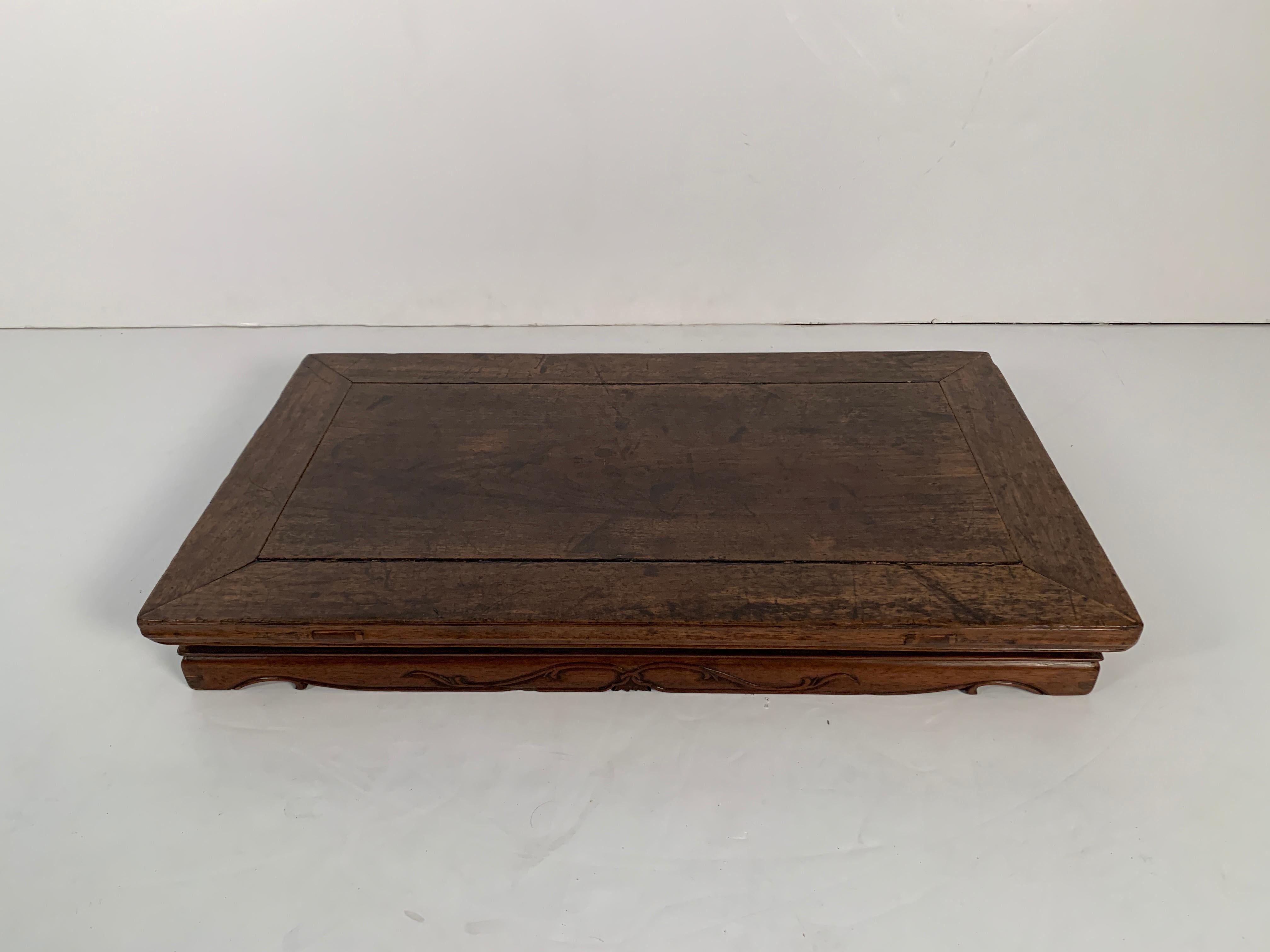 Chinese Early Qing Dynasty Walnut Folding Table, 17th-18th Century, China For Sale 6