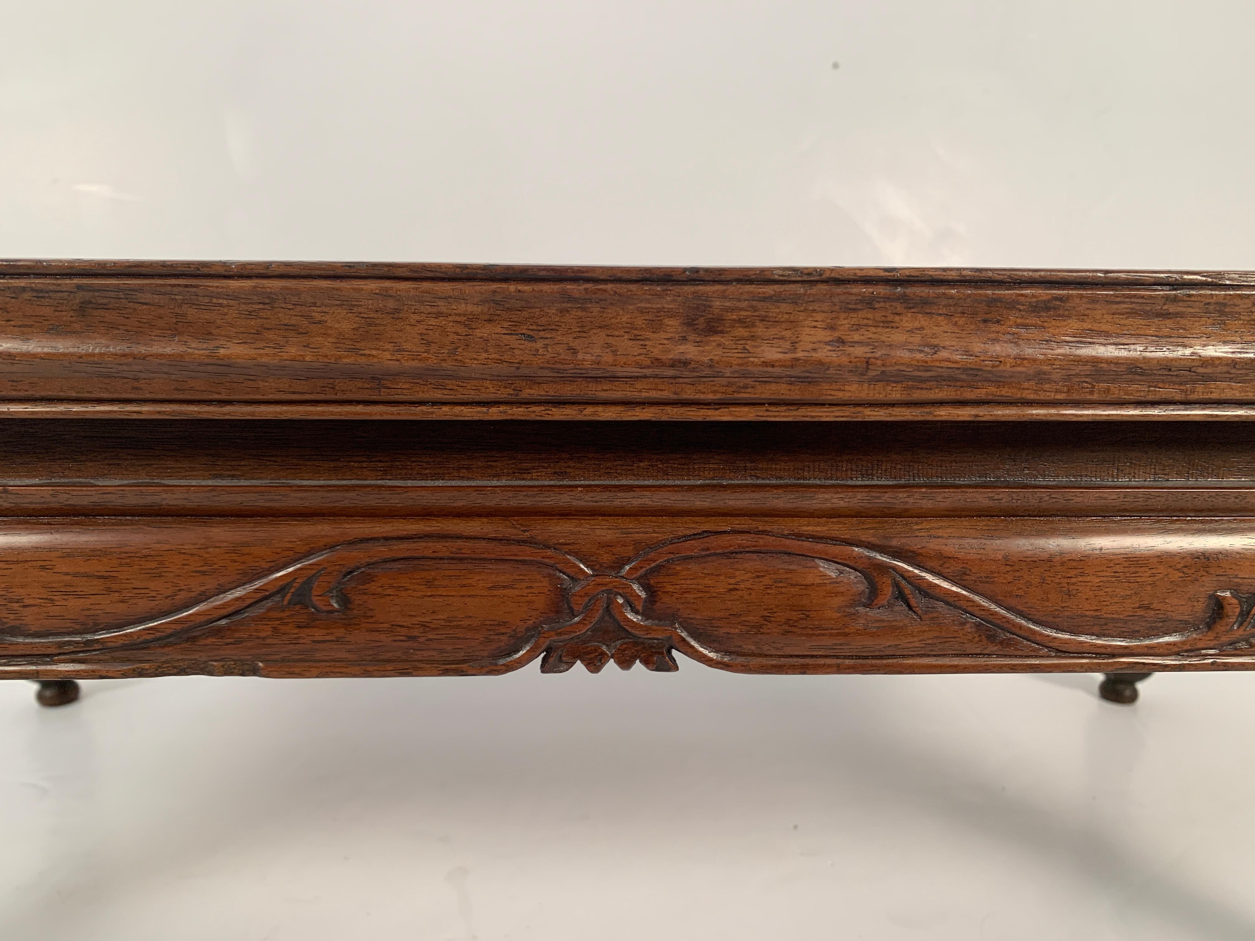 Chinese Early Qing Dynasty Walnut Folding Table, 17th-18th Century, China For Sale 2
