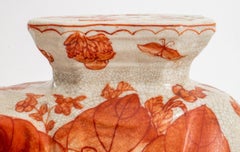 Chinese Elephant Crackled Porcelain Bookend, Pair