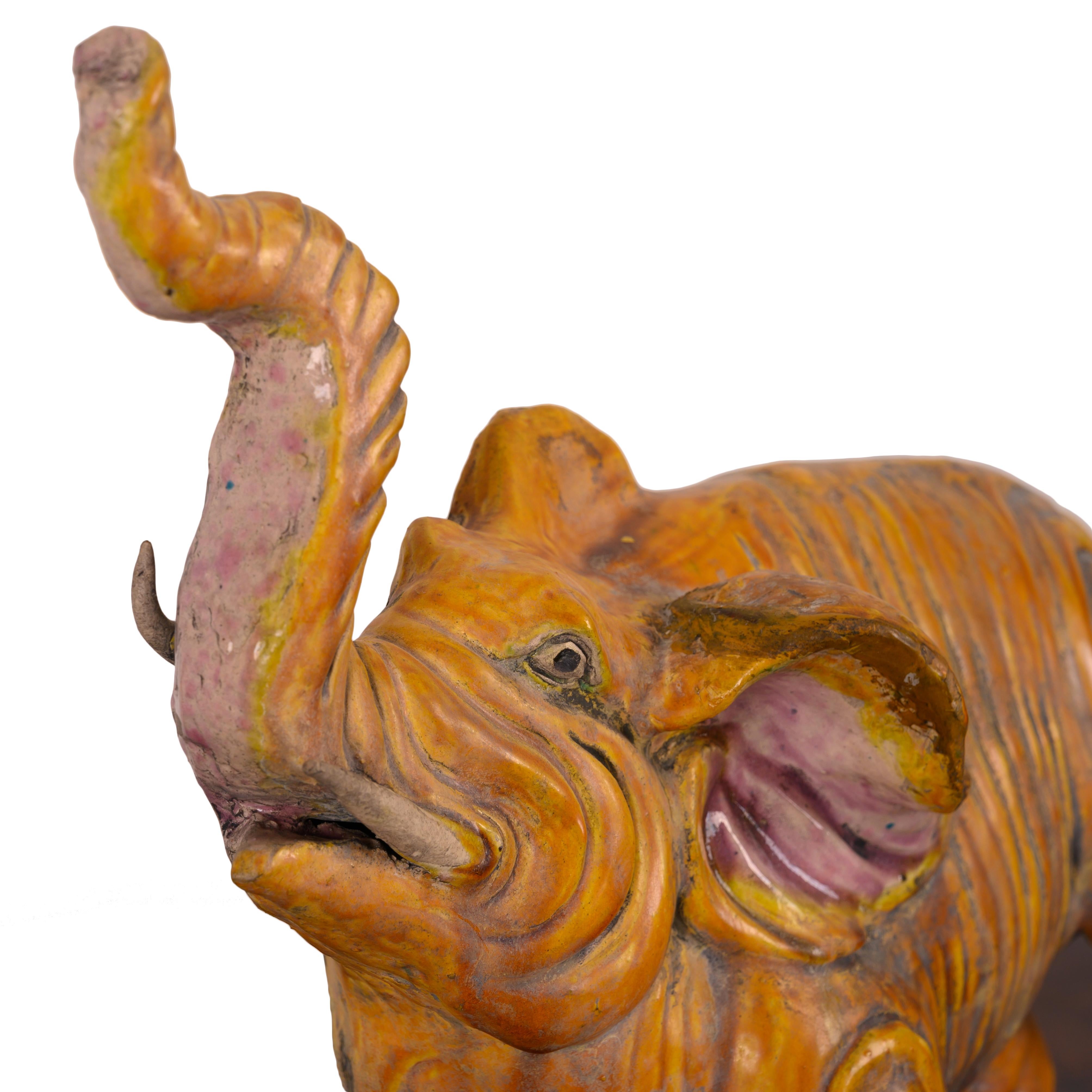 International Style Chinese Elephant Roof Tile, 19th Century Regular price For Sale