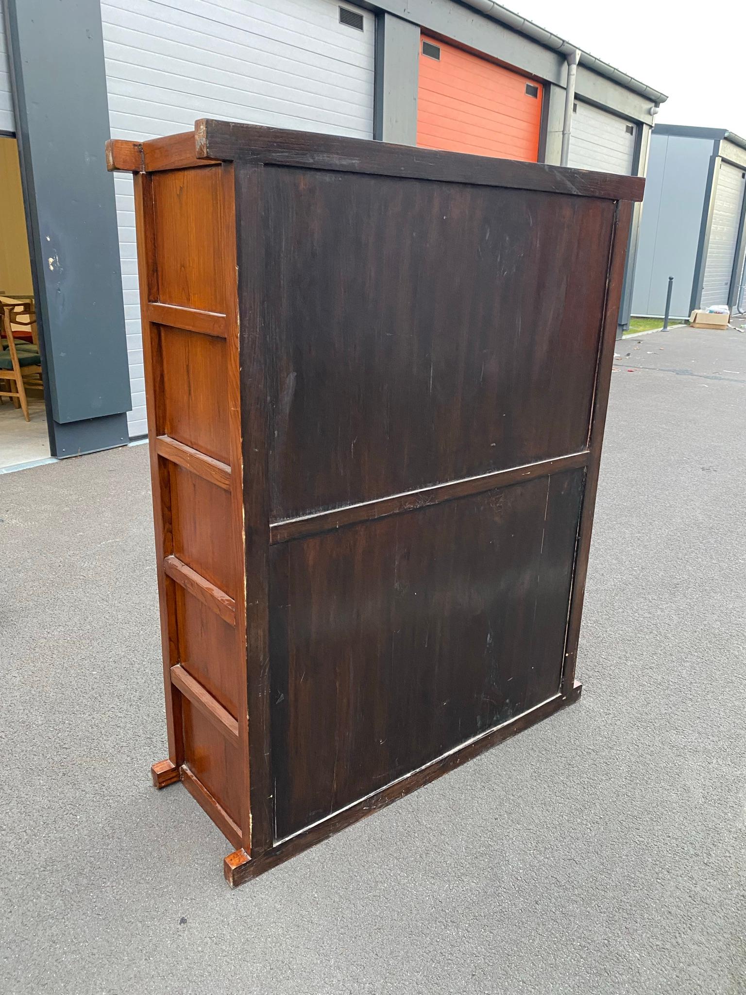 Chinese Elm Cabinet, circa 1930 For Sale 8