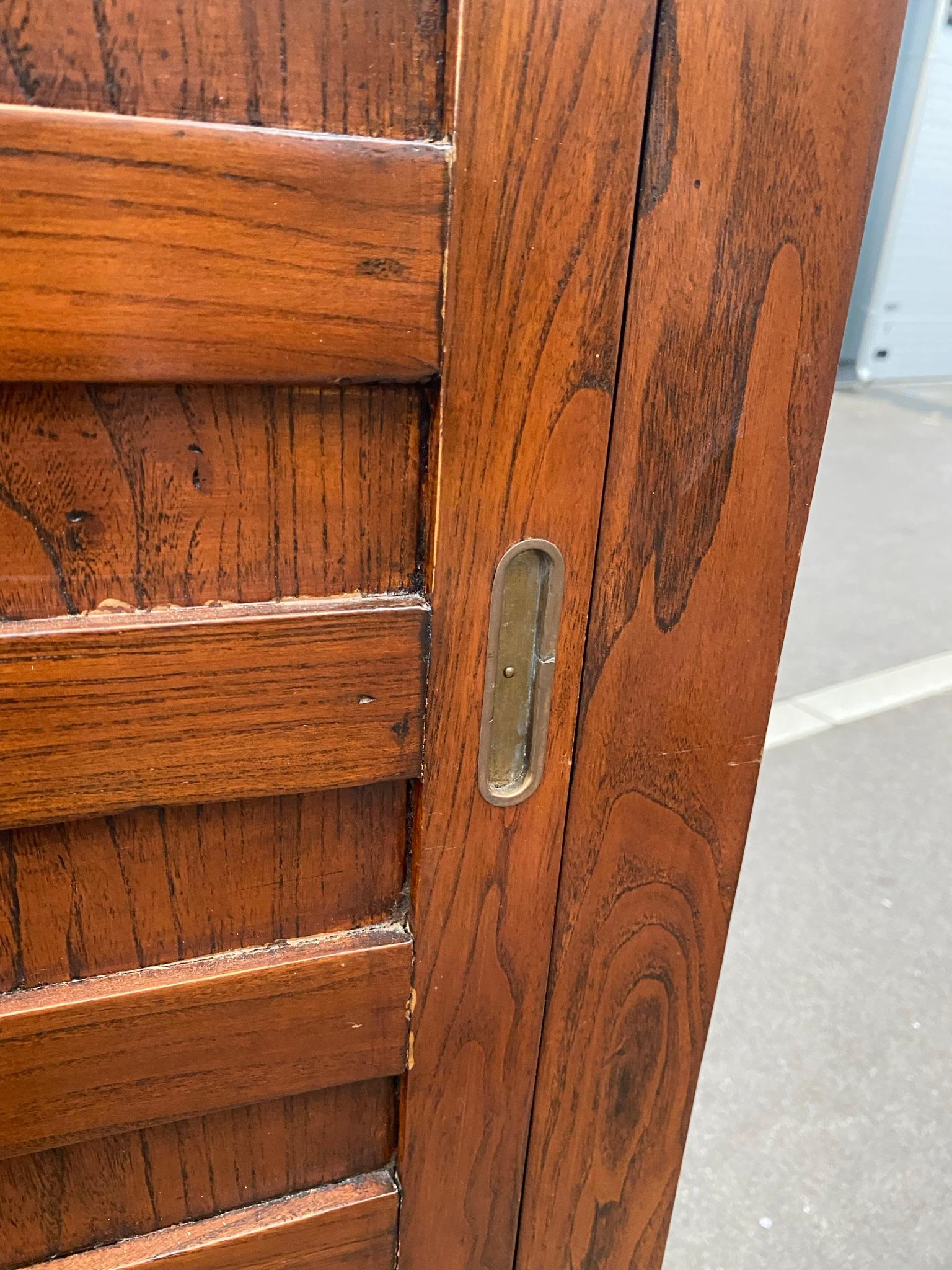 Chinese Elm Cabinet, circa 1930 For Sale 2