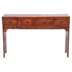 Table console en orme chinois