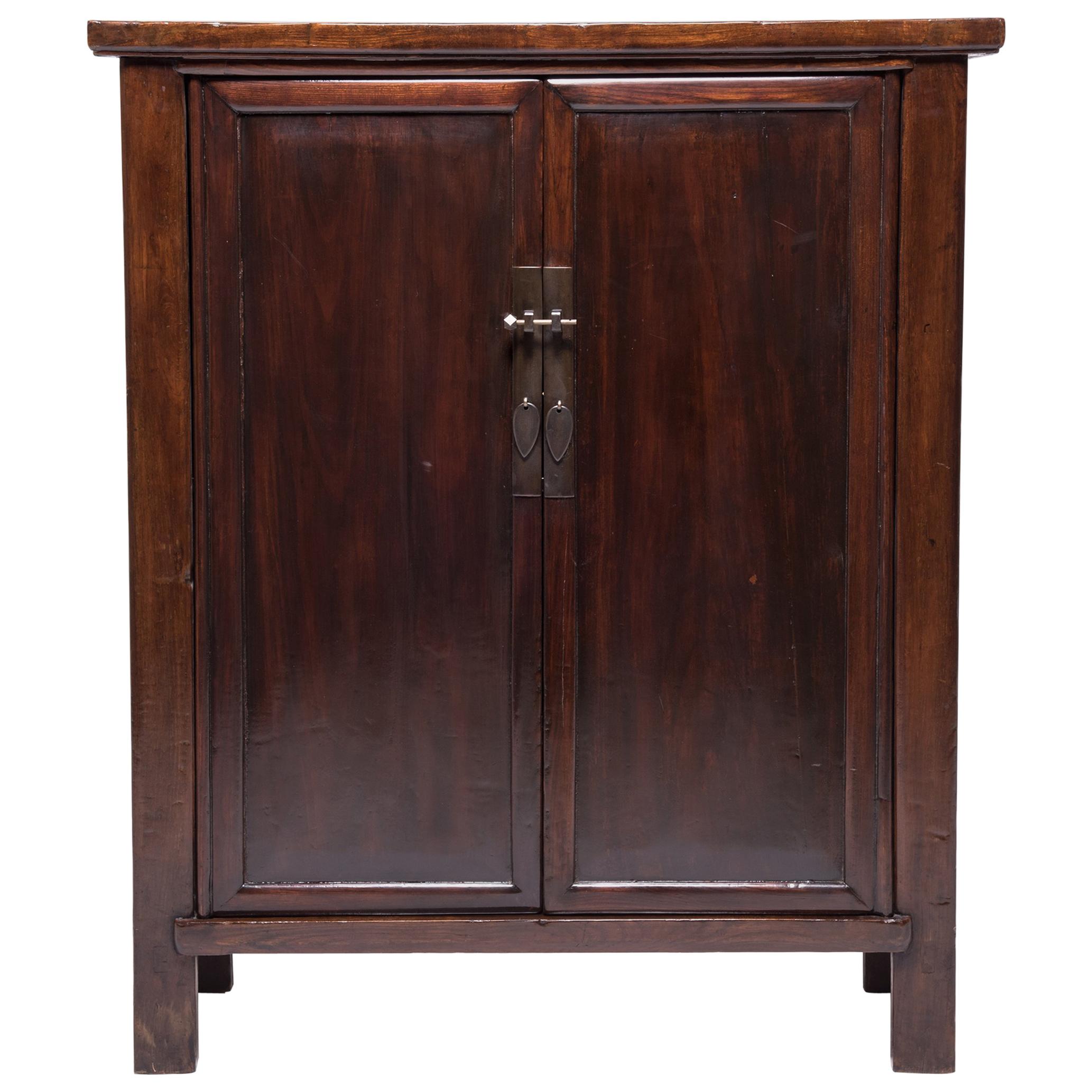 Chinese Elm Two-Door Cabinet