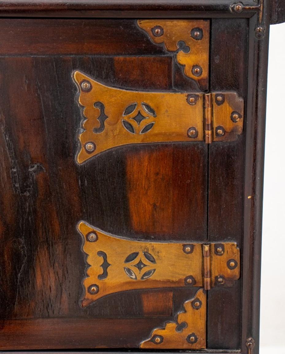20th Century Chinese Elm Wood Cabinet For Sale