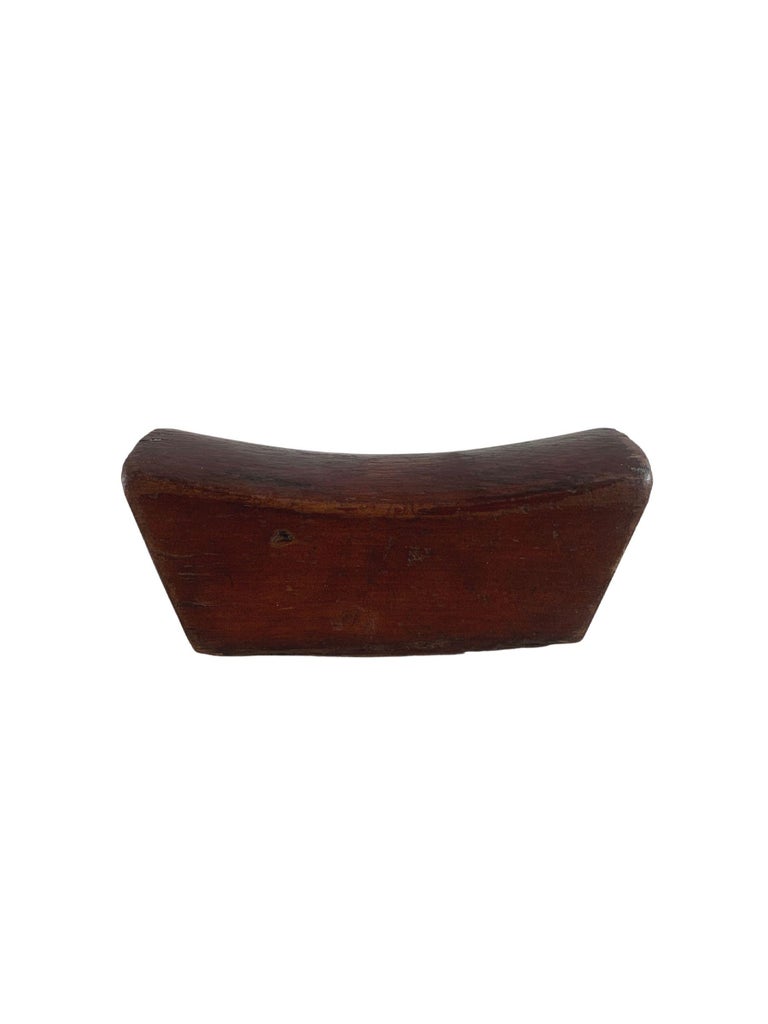 Chinese Elm Wood Headrest from Early 20th Century For Sale at 1stDibs