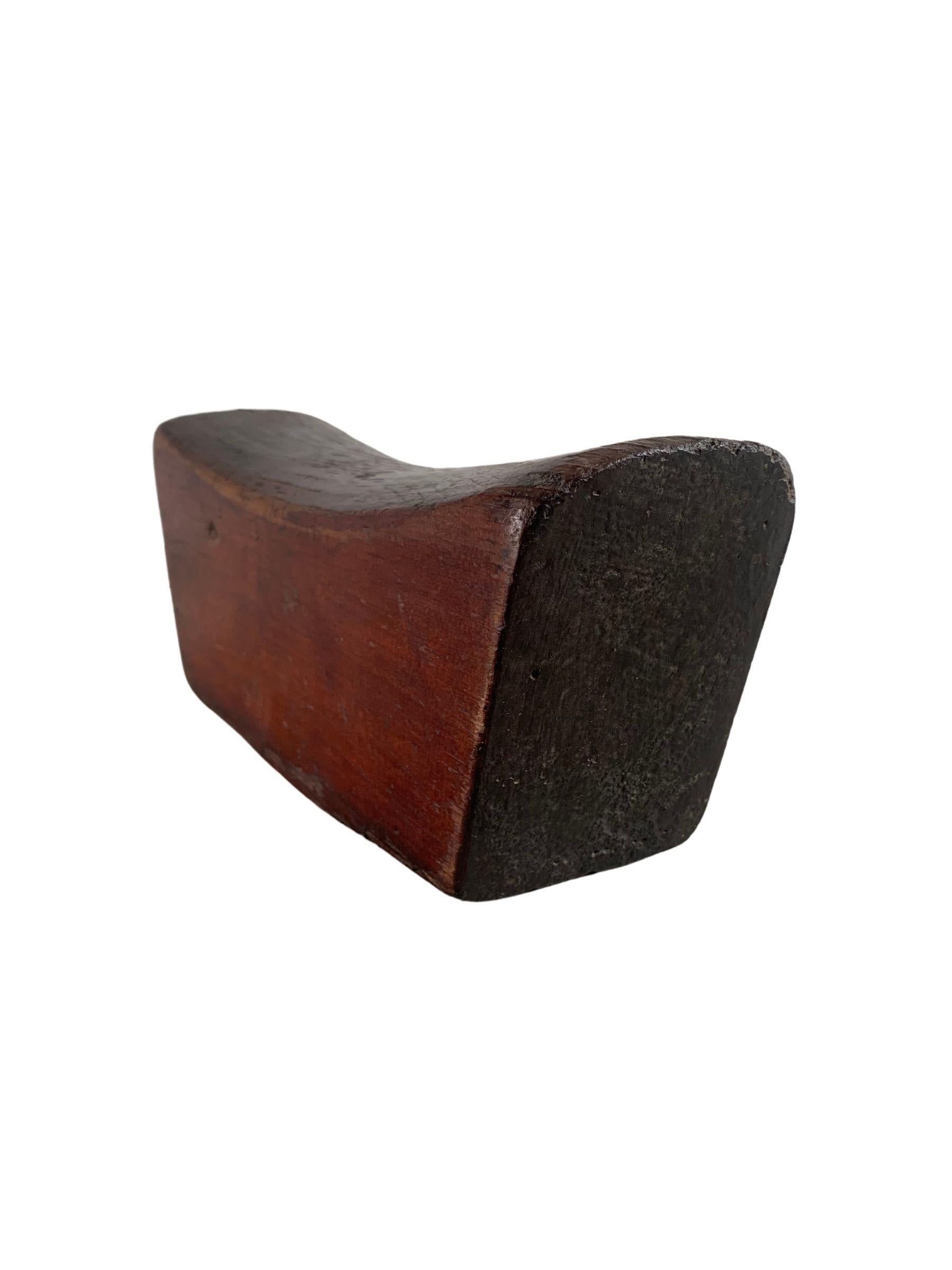 Qing Chinese Elm Wood Headrest from Early 20th Century For Sale