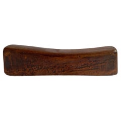 Chinese Elm Wood Headrest from Early 20th Century