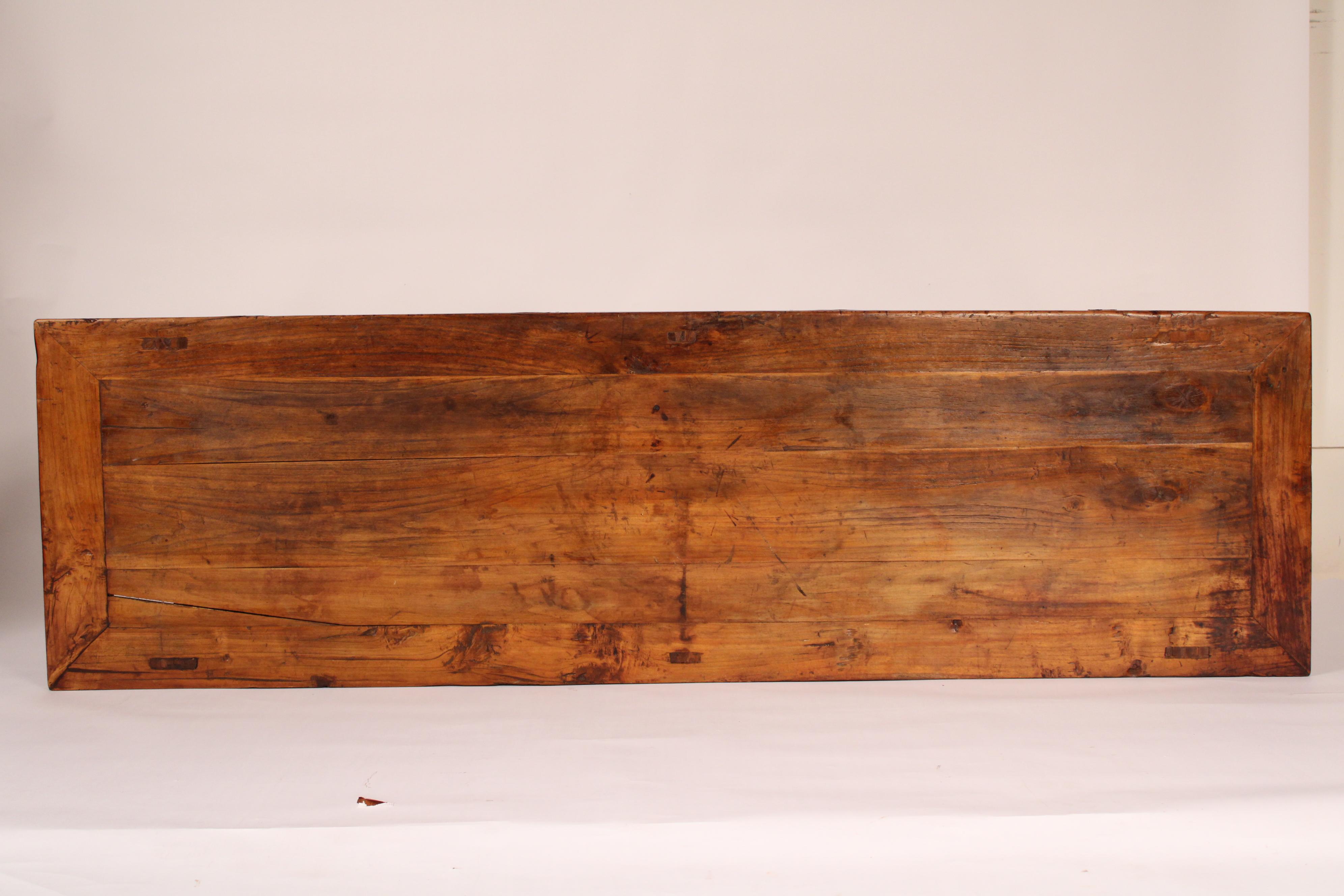 Metà XX secolo Credenza in legno di olmo cinese in vendita